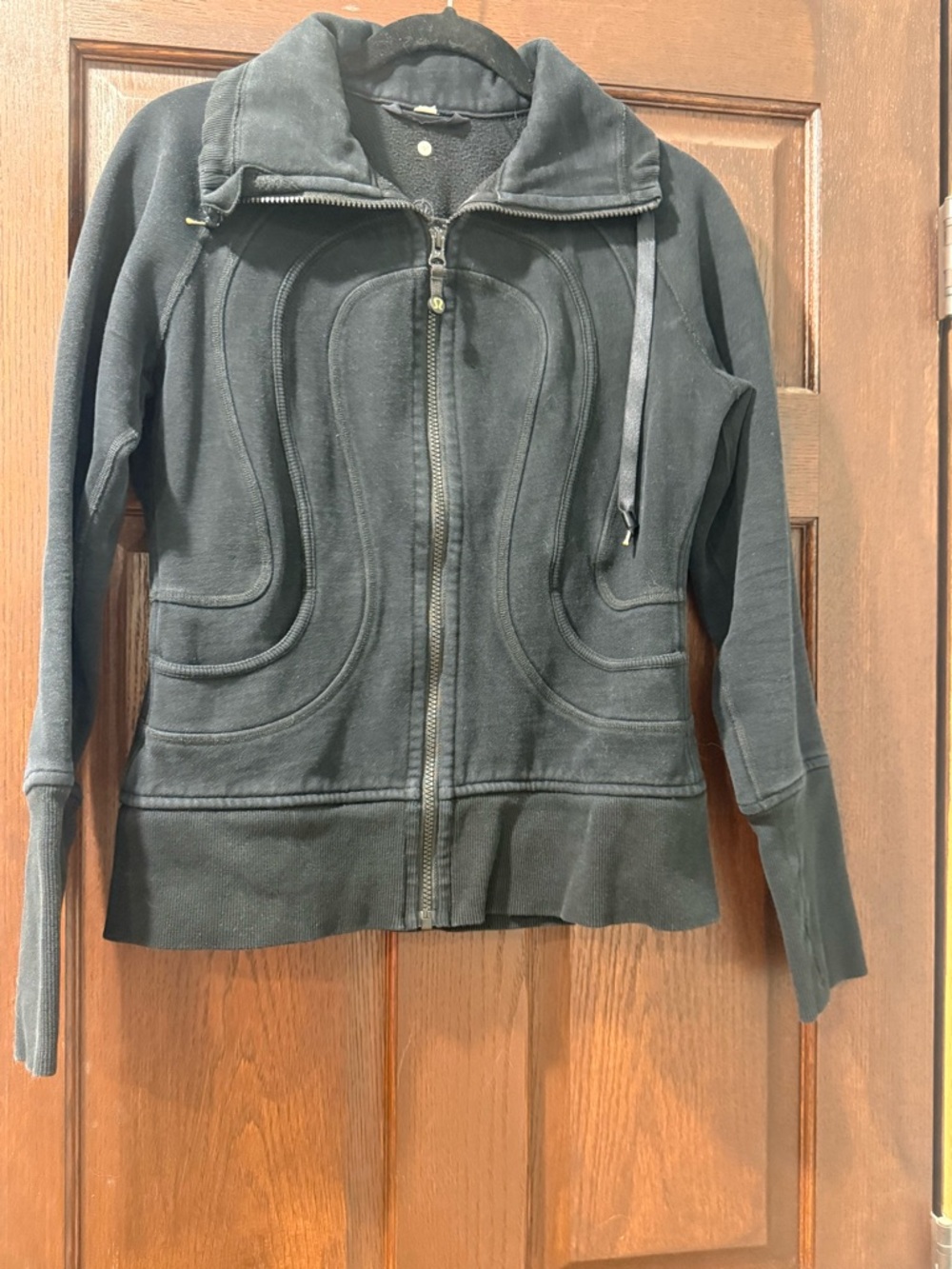 lululemon athletica Black Zip-Up Utility Jacket
